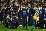 16 July 2022; Andrew Porter of Ireland looks in from the sin bin after recieving a yellow card during the Steinlager Series match between the New Zealand and Ireland at Sky Stadium in Wellington, New Zealand. Photo by Brendan Moran/Sportsfile