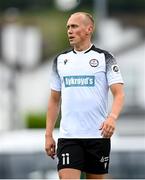 14 July 2022; Kieran Smith of Bala Town during the UEFA Europa Conference League 2022/23 First Qualifying Round Second Leg match between Sligo Rovers and Bala Town at The Showgrounds in Sligo. Photo by Stephen McCarthy/Sportsfile