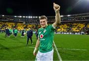16 July 2022; Josh van der Flier of Ireland after his side's victory in the Steinlager Series match between the New Zealand and Ireland at Sky Stadium in Wellington, New Zealand. Photo by Brendan Moran/Sportsfile