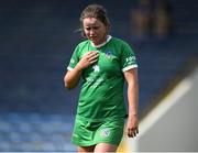 16 July 2022; A dejected Sophie O'callaghan of Limerick after receiving a Red Card during the Glen Dimplex All-Ireland Senior Camogie Quarter Final match between  Waterford and Limerick at Semple Stadium in Thurles, Tipperary. Photo by George Tewkesbury/Sportsfile