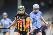 16 July 2022; Miriam Walsh of Kilkenny in action against Eve O'Brien of Dublin during the Glen Dimplex All-Ireland Senior Camogie Quarter Final match between  Kilkenny and Dublin at Semple Stadium in Thurles, Tipperary. Photo by George Tewkesbury/Sportsfile