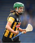 16 July 2022; Miriam Walsh of Kilkenny celebrates after scoring her side's second goal during the Glen Dimplex All-Ireland Senior Camogie Quarter Final match between  Kilkenny and Dublin at Semple Stadium in Thurles, Tipperary. Photo by George Tewkesbury/Sportsfile