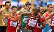 16 July 2022; Andrew Coscoran of Ireland, centre, competes in the men's 1500m heats during day two of the World Athletics Championships at Hayward Field in Eugene, Oregon, USA. Photo by Sam Barnes/Sportsfile