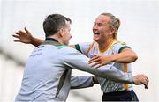 16 July 2022; Vikki Wall of Meath celebrates after the TG4 All-Ireland Ladies Football Senior Championship Semi-Final match between Donegal and Meath at Croke Park in Dublin. Photo by Stephen McCarthy/Sportsfile