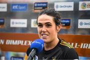 16 July 2022; Player of the Match Miriam Walsh of Kilkenny after the Glen Dimplex All-Ireland Senior Camogie Quarter Final match between Kilkenny and Dublin at Semple Stadium in Thurles, Tipperary. Photo by George Tewkesbury/Sportsfile