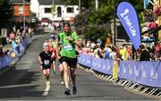 17 July 2022; Mike Clarke on his way to finishing the Irish Life Dublin Race Series Fingal 10K in Swords, Dublin. Photo by Harry Murphy/Sportsfile