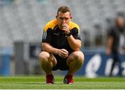 17 July 2022; Richie Hogan of Kilkenny smells the grass before the GAA Hurling All-Ireland Senior Championship Final match between Kilkenny and Limerick at Croke Park in Dublin. Photo by Harry Murphy/Sportsfile