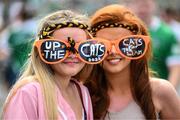 17 July 2022; Kilkenny suporters, from left, Molly and Margaret Flynn, ahead of the GAA Hurling All-Ireland Senior Championship Final match between Kilkenny and Limerick at Croke Park in Dublin. Photo by Stephen McCarthy/Sportsfile