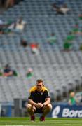 17 July 2022; Richie Hogan of Kilkenny smells the grass before the GAA Hurling All-Ireland Senior Championship Final match between Kilkenny and Limerick at Croke Park in Dublin. Photo by Harry Murphy/Sportsfile