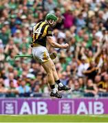 17 July 2022; Martin Keoghan of Kilkenny celebrates after scoring his side's second goal during the GAA Hurling All-Ireland Senior Championship Final match between Kilkenny and Limerick at Croke Park in Dublin. Photo by Piaras Ó Mídheach/Sportsfile