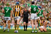 17 July 2022; Referee Colm Lyons during the GAA Hurling All-Ireland Senior Championship Final match between Kilkenny and Limerick at Croke Park in Dublin. Photo by Eóin Noonan/Sportsfile