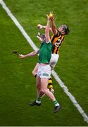 17 July 2022; Declan Hannon of Limerick in action against Walter Walsh of Kilkenny during the GAA Hurling All-Ireland Senior Championship Final match between Kilkenny and Limerick at Croke Park in Dublin. Photo by Daire Brennan/Sportsfile