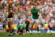 17 July 2022; Dan Morrissey of Limerick celebrates after the GAA Hurling All-Ireland Senior Championship Final match between Kilkenny and Limerick at Croke Park in Dublin. Photo by Eóin Noonan/Sportsfile