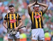 17 July 2022; Kilkenny players TJ Reid, left, and Alan Murphy after their side's defeat in the GAA Hurling All-Ireland Senior Championship Final match between Kilkenny and Limerick at Croke Park in Dublin. Photo by Piaras Ó Mídheach/Sportsfile