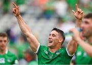 17 July 2022; Seán Finn of Limerick after his side's victory in the GAA Hurling All-Ireland Senior Championship Final match between Kilkenny and Limerick at Croke Park in Dublin. Photo by Harry Murphy/Sportsfile