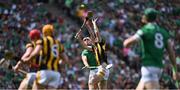 17 July 2022; Kyle Hayes of Limerick in action against Eoin Cody of Kilkenny during the GAA Hurling All-Ireland Senior Championship Final match between Kilkenny and Limerick at Croke Park in Dublin. Photo by Piaras Ó Mídheach/Sportsfile