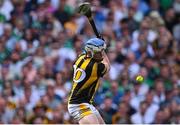 17 July 2022; TJ Reid of Kilkenny takes a free during the GAA Hurling All-Ireland Senior Championship Final match between Kilkenny and Limerick at Croke Park in Dublin. Photo by Piaras Ó Mídheach/Sportsfile