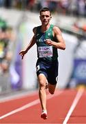 17 July 2022; Chris O'Donnell of Ireland on his way to finishing fourth in his men's 400m heat during day three of the World Athletics Championships at Hayward Field in Eugene, Oregon, USA. Photo by Sam Barnes/Sportsfile