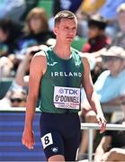 17 July 2022; Chris O'Donnell of Ireland before his men's 400m heat during day three of the World Athletics Championships at Hayward Field in Eugene, Oregon, USA. Photo by Sam Barnes/Sportsfile