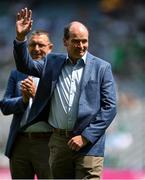 17 July 2022; Adrian Fenlon of the Wexford 1996 All-Ireland winning Jubilee team as the team are honoured before the GAA Hurling All-Ireland Senior Championship Final match between Kilkenny and Limerick at Croke Park in Dublin. Photo by Seb Daly/Sportsfile