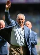 17 July 2022; Billy Byrne of the Wexford 1996 All-Ireland winning Jubilee team as the team are honoured before the GAA Hurling All-Ireland Senior Championship Final match between Kilkenny and Limerick at Croke Park in Dublin. Photo by Seb Daly/Sportsfile