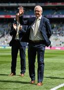 17 July 2022; Brian Lohan of the Clare 1995 & 1997 All-Ireland winning Jubilee teams as the team are honoured before the GAA Hurling All-Ireland Senior Championship Final match between Kilkenny and Limerick at Croke Park in Dublin. Photo by Seb Daly/Sportsfile