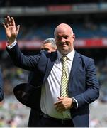 17 July 2022; Ollie Baker of the Clare 1995 & 1997 All-Ireland winning Jubilee teams as the team are honoured before the GAA Hurling All-Ireland Senior Championship Final match between Kilkenny and Limerick at Croke Park in Dublin. Photo by Seb Daly/Sportsfile