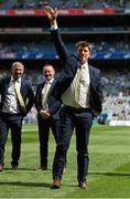 17 July 2022; Niall Gilligan of the Clare 1995 & 1997 All-Ireland winning Jubilee teams as the team are honoured before the GAA Hurling All-Ireland Senior Championship Final match between Kilkenny and Limerick at Croke Park in Dublin. Photo by Seb Daly/Sportsfile