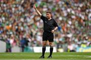 17 July 2022; Referee Colm Lyons during the GAA Hurling All-Ireland Senior Championship Final match between Kilkenny and Limerick at Croke Park in Dublin. Photo by Seb Daly/Sportsfile