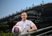18 July 2022; All-Ireland glory officially up for grabs! Former Galway footballing ace, Gary Sice pictured today ahead of the 2022 GAA All-Ireland Senior Football Championship Final which takes place this Sunday in Croke Park. Sice was in attendance alongside former Kerry forward Barry John Keane, as the pair teamed up with AIB to look ahead to one of #TheToughest matches of the year between Galway and Kerry. For updates on the match, exclusive content and behind the scenes action from the Football Championship, follow AIB GAA on Facebook, Twitter and Instagram. Photo by David Fitzgerald/Sportsfile