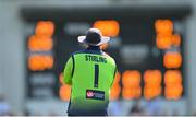 18 July 2022; Paul Stirling of Ireland during the Men's T20 International match between Ireland and New Zealand at Stormont in Belfast. Photo by Ramsey Cardy/Sportsfile