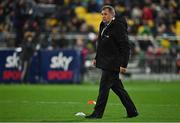 16 July 2022; New Zealand head coach Ian Foster before the Steinlager Series match between the New Zealand and Ireland at Sky Stadium in Wellington, New Zealand. Photo by Brendan Moran/Sportsfile