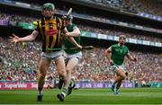 17 July 2022; Martin Keoghan of Kilkenny in action against Declan Hannon of Limerick during the GAA Hurling All-Ireland Senior Championship Final match between Kilkenny and Limerick at Croke Park in Dublin. Photo by Harry Murphy/Sportsfile