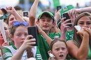 18 July 2022; Supporters during the homecoming celebrations of the All-Ireland Senior Hurling Champions Limerick at TUS Gaelic Grounds in Limerick. Photo by Piaras Ó Mídheach/Sportsfile