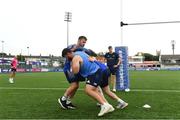 19 July 2022; Contact skills coach Sean O'Brien with Leinster players including Michael Milne during a Leinster rugby training session at Energia Park in Dublin. Photo by Harry Murphy/Sportsfile