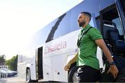 19 July 2022; Roberto Lopes of Shamrock Rovers arrives before the UEFA Champions League 2022/23 Second Qualifying Round First Leg match between Ludogorets and Shamrock Rovers at Huvepharma Arena in Razgrad, Bulgaria. Photo by Alex Nicodim/Sportsfile
