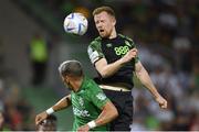 19 July 2022; Sean Hoare of Shamrock Rovers during the UEFA Champions League 2022/23 Second Qualifying Round First Leg match between Ludogorets and Shamrock Rovers at Huvepharma Arena in Razgrad, Bulgaria. Photo by Alex Nicodim/Sportsfile