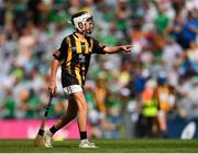 17 July 2022; Ben Healy, St Patrick's N.S., Baconstown, Enfield, Meath, representing Kilkenny during the INTO Cumann na mBunscol GAA Respect Exhibition Go Games at half-time of the GAA All-Ireland Senior Hurling Championship Final match between Kilkenny and Limerick at Croke Park in Dublin. Photo by Eóin Noonan/Sportsfile