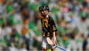 17 July 2022; Ryan Murphy, St. Canices PS, Feeny, Derry, representing Kilkenny during the INTO Cumann na mBunscol GAA Respect Exhibition Go Games at half-time of the GAA All-Ireland Senior Hurling Championship Final match between Kilkenny and Limerick at Croke Park in Dublin. Photo by Eóin Noonan/Sportsfile