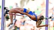 19 July 2022; Elena Vallortigara of Italy makes a clearance in the Women's High Jump final during day five of the World Athletics Championships at Hayward Field in Eugene, Oregon, USA. Photo by Sam Barnes/Sportsfile