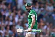 17 July 2022; William O'Donoghue of Limerick celebrates after winning a free during the GAA Hurling All-Ireland Senior Championship Final match between Kilkenny and Limerick at Croke Park in Dublin. Photo by Piaras Ó Mídheach/Sportsfile