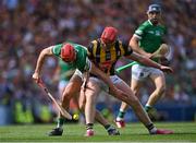 17 July 2022; Adrian Mullen of Kilkenny in action against Barry Nash of Limerick during the GAA Hurling All-Ireland Senior Championship Final match between Kilkenny and Limerick at Croke Park in Dublin. Photo by Piaras Ó Mídheach/Sportsfile