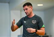 21 July 2022; FAI Refree Programme Co-Ordinator Rob Hennessy during the #NoRefNoGame training programme at the FAI headquarters in Abbotstown, Dublin. Photo by David Fitzgerald/Sportsfile