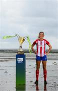 21 July 2022; Jesse Mendez of Treaty United at Coney Island in Sligo for the announcement the SSE Airtricity Women’s National League will once again light up free-to-air television when the TG4 cameras return for 10 live games. Photo by Stephen McCarthy/Sportsfile