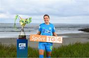 21 July 2022; Kate Mooney of DLR Waves at Coney Island in Sligo for the announcement the SSE Airtricity Women’s National League will once again light up free-to-air television when the TG4 cameras return for 10 live games. Photo by Stephen McCarthy/Sportsfile