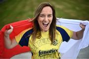 21 July 2022; Douglas Hall captain Amy McCarthy during the 2022 FAI Women's Intermediate Cup Final Media Day at FAI HQ in Dublin. Photo by David Fitzgerald/Sportsfile