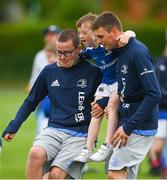21 July 2022; Max Leech, centre, during a Bank of Ireland Leinster Rugby Inclusion Camp at Castle Avenue in Dublin. Photo by Harry Murphy/Sportsfile