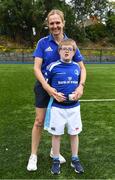 21 July 2022; Delores and Kealan Skelly during a Bank of Ireland Leinster Rugby Inclusion Camp at Castle Avenue in Dublin. Photo by Harry Murphy/Sportsfile