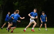 21 July 2022; Luke Dolly, second right, during the Bank of Ireland Leinster Rugby School of Excellence at The King's Hospital School in Dublin. Photo by Harry Murphy/Sportsfile