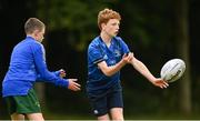 21 July 2022; Christian Shortall, right, during the Bank of Ireland Leinster Rugby School of Excellence at The King's Hospital School in Dublin. Photo by Harry Murphy/Sportsfile